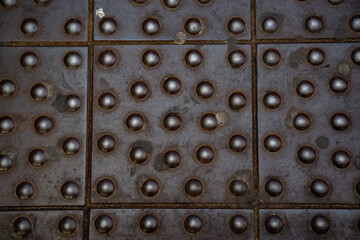 Metal surface as texture or background