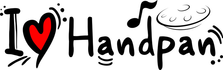 I love handpan message
