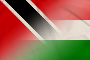 Trinidad and Tobago and Hungary state flag international contract HUN TTO