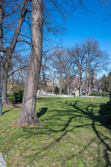 Fototapeta na wymiar Spring view of Borisova gradina in city of Sofia, Bulgaria