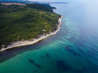 Beautiful seascape with beaches and forests