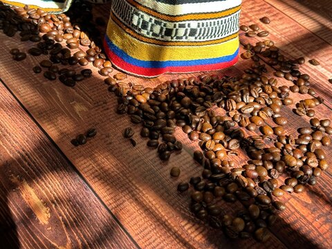 Pure and fresh Colombian coffee