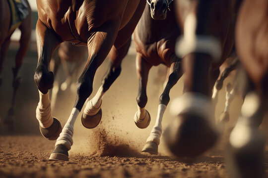 run horse racing sport Generative AI