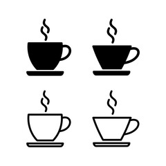 coffee cup icon vector illustration. cup a coffee sign and symbol