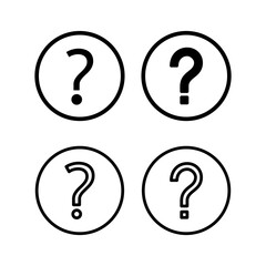 Question icon vector illustration. question mark sign and symbol