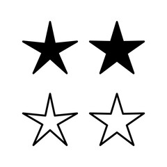 Star Icon vector illustration. rating sign and symbol. favourite star icon
