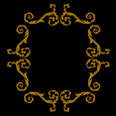 oriental  damask patterns for greeting cards and wedding invitations.