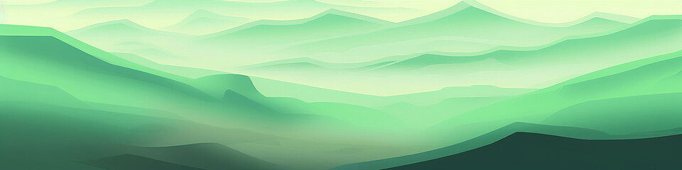 Obraz premium panorama of mountains - aspect ratio 4:1