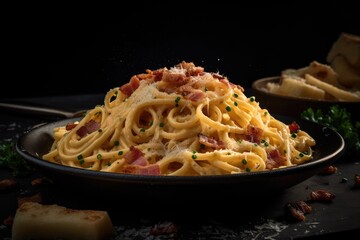 Spaghetti carbonara Generative AI