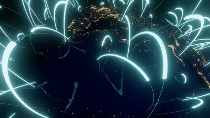 地球とサイバー