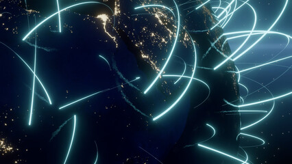 地球とサイバー