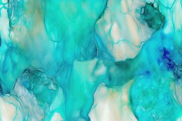Abstract soft marble pattern, background. Ink and watercolor. AI generated, human enhancement