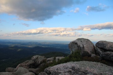 Views hiking old rag mountain in Shenandoah National park.