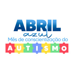 ABRIL AZUL - AUTISMO - 02 DE ABRIL -  DIA INTERNACIONAL DA CONSCIENTIZAÇÃO DO AUTISMO - PNG