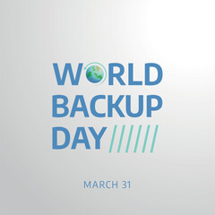World Backup Day Vector Illustration