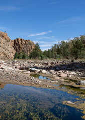 river and rocks