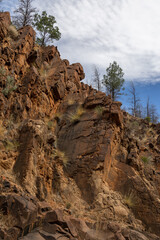 formation in the mountains