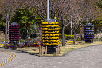 花のタワー