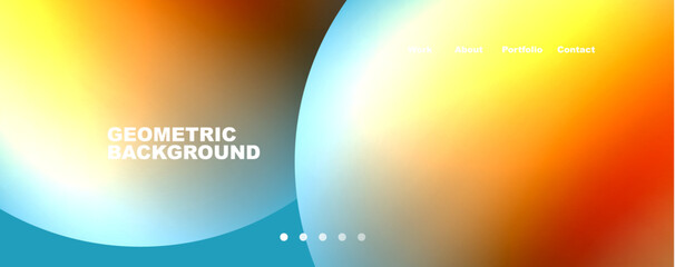 Trendy simple circle gradient abstract background. Vector Illustration For Wallpaper, Banner, Background, Card, Book Illustration, landing page