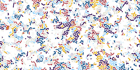 Turing Organic Motif Vector Seamless Pattern. Awesome for classic product design, fabric, backgrounds, invitations, packaging design projects. Surface pattern design.