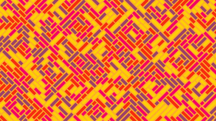 Vector seamless pattern. Modern stylish abstract texture. Repeating geometric tiles from striped elements. Design seamless colorful pattern. Abstract square geometric background. Vector Illustration.