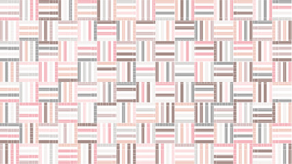 Geometric asian monochrome seamless vector pattern including traditional korean motive with typical lines and elements