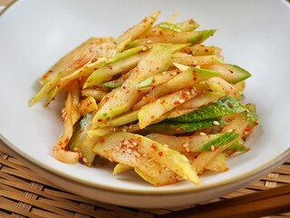 한국음식 오이 채소무침, 반찬