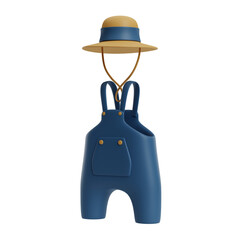 farming clothes 3d illustration
