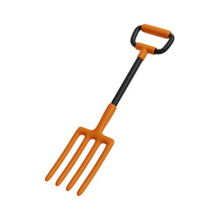 pitchfork 3d illustration