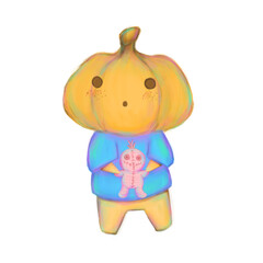 pumpkin head baby.