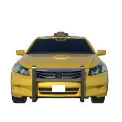 Taxi 3- Front view png