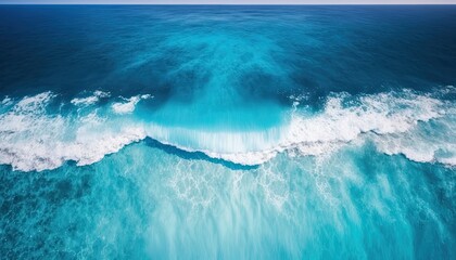 blue sea and sky Generative Ai