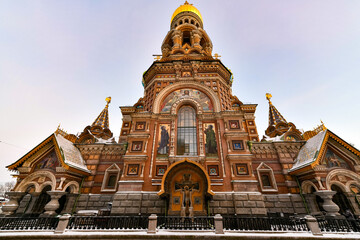 Fototapeta na wymiar Church of the Savior on Spilled Blood - St Petersburg Russia