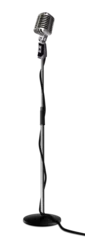 Fotobehang Vintage Microphone with stand © razihusin