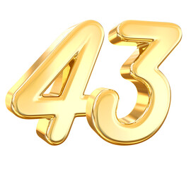 43 Golden Number 