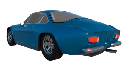 Luxury car city tourism transport 1970s 1- Perspective Bview png 