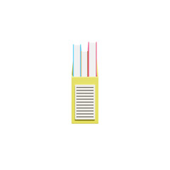 File Box with Book 3D illustration, icon, Render, HD, Premium Quality, Alpha Background