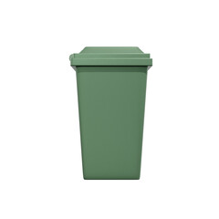 Rubbish bin, trash can 3D illustration, icon, Several View Pack Render, HD, Premium Quality, Alpha Background, PSD Format