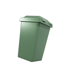Rubbish bin, trash can 3D illustration, icon, Several View Pack Render, HD, Premium Quality, Alpha Background, PSD Format