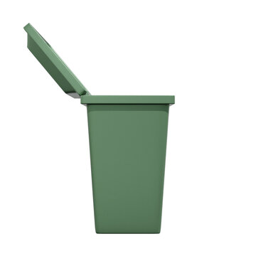 Rubbish bin, trash can 3D illustration, icon, Several View Pack Render, HD, Premium Quality, Alpha Background, PSD Format