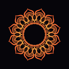 Luxury ornamental mandala design background