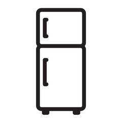 refrigerator line icon