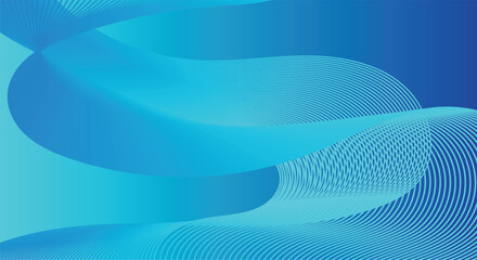 abstract blue wave background