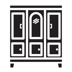 cupboard glyph icon
