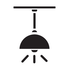 chandelier glyph icon