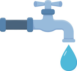 Tap with water drop