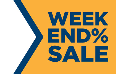 weekend sale ready to use headlines banner