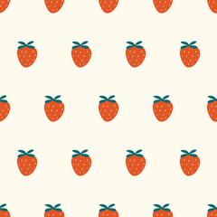Seamless Surface Pattern Design, strawberry Art for Home Textiles Dress Sweater Scarf Bedding Mats and Packaging - 583346968