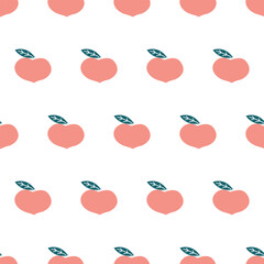 Seamless Surface Pattern Design, peach Art for Home Textiles Dress Sweater Scarf Bedding Mats and Packaging - 583346971