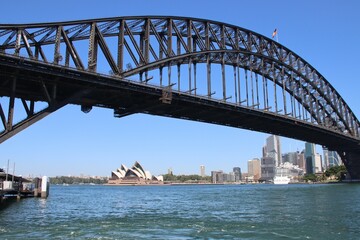 Sydney Harbour Bridge, Sydney Harbour, Australia.